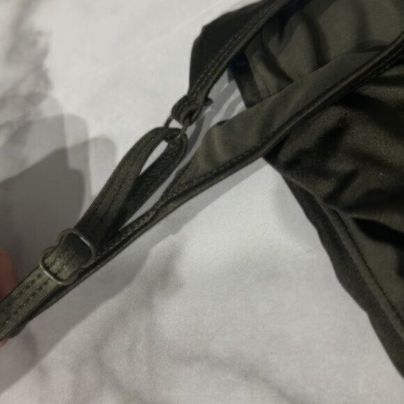 NWT Good American Green Stormy Shine Perfect Fit Bikini Bottom Size 2/Medium - Picture 7 of 9